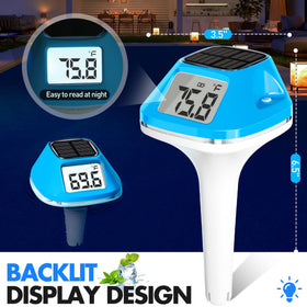DeeprBlu XL backlit LCD display provides clear readings at night.
