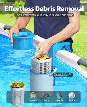 Simple setup of DeeprClean for most above-ground pools