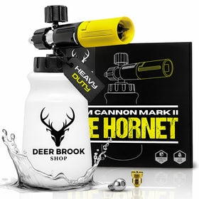 Deer Brook Shop Hornet foam cannon nozzle for precise, high-PSI foaming on tough jobs.