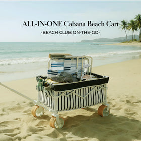 DEER LAND Beach Wagon folded for trunk-ready storage and quick trips.