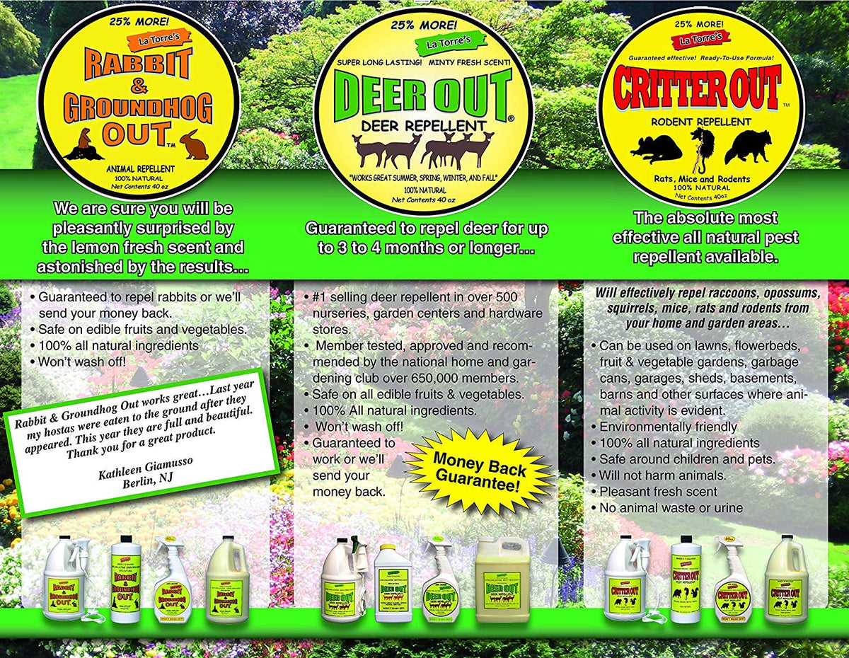 Deer Out all-natural ingredients, safe around kids and pets