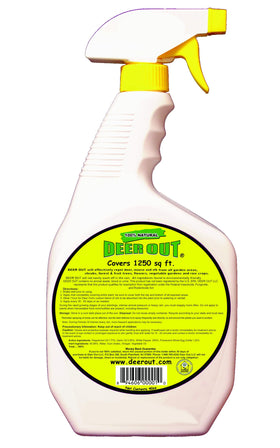 Deer Out mint scent product, pleasant for people while deterring wildlife