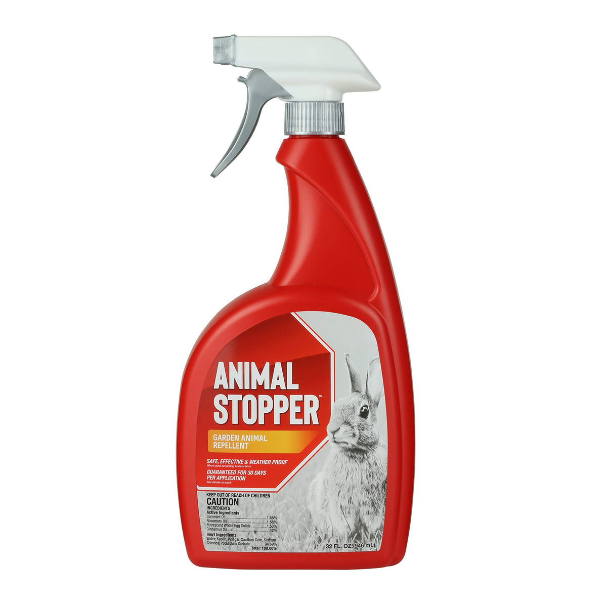 Deer Stopper Animal Stopper Liquid bottle pour for easy, ready-to-use pest deterrence around gardens.