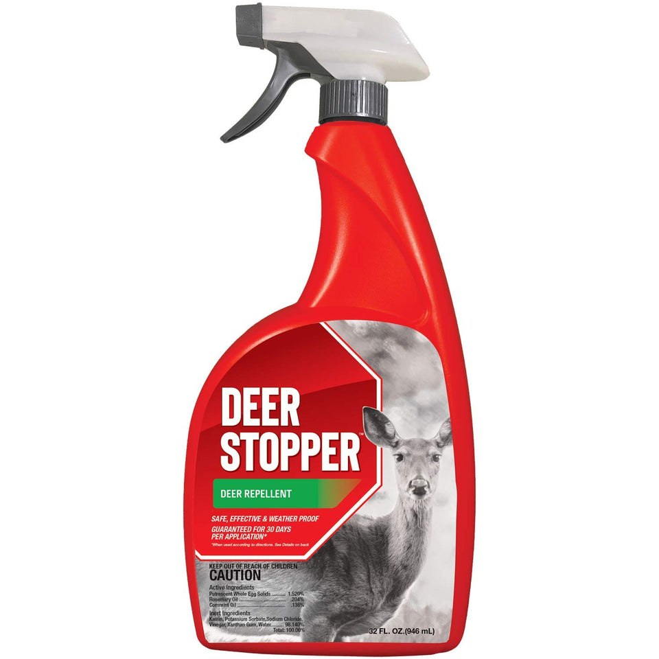 Deer Stopper bottle pour shows easy application for wildlife deterrence