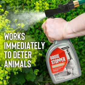 Deer Stopper Goose Stopper ready-to-use quart provides quick goose deterrence