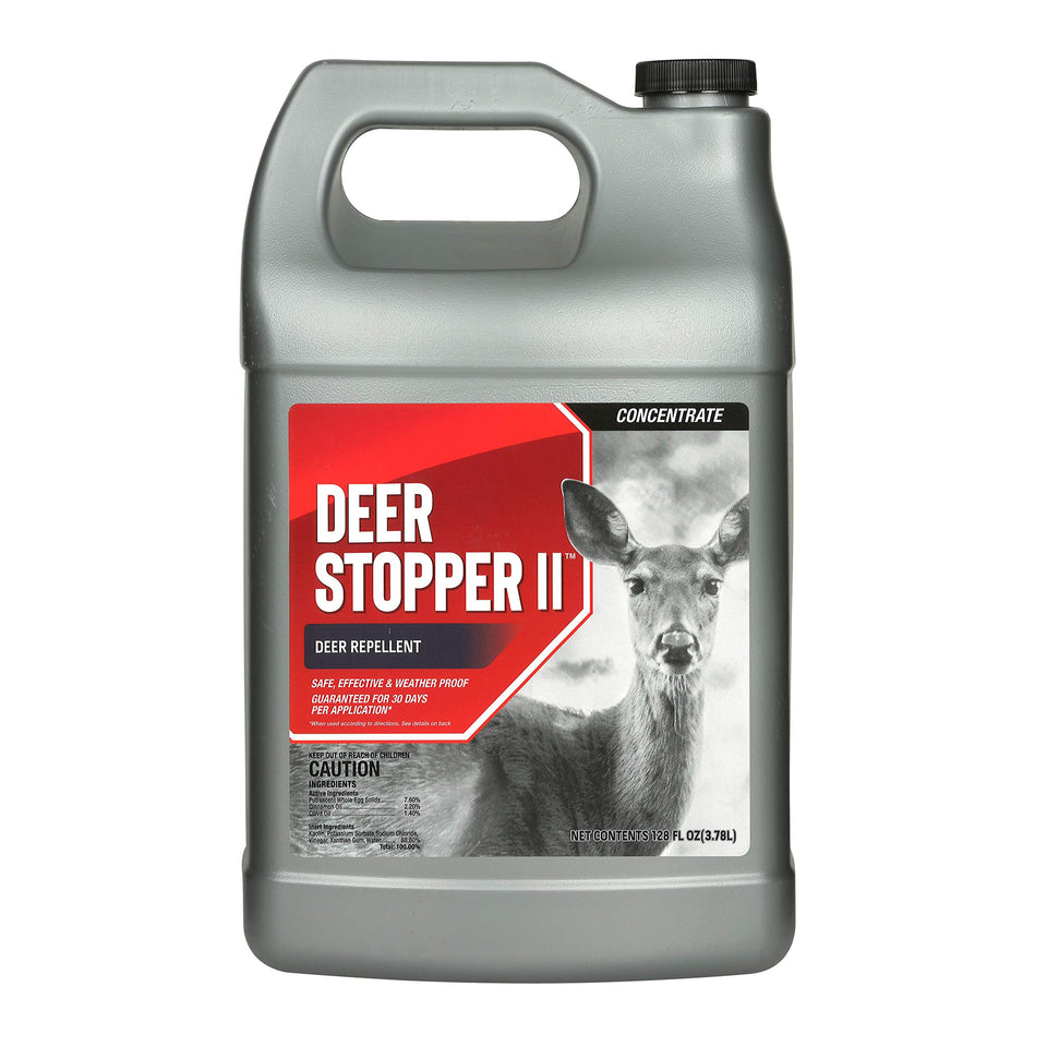 Deer Stopper II ready-to-spray bottle guards gardens with a pleasant scent.