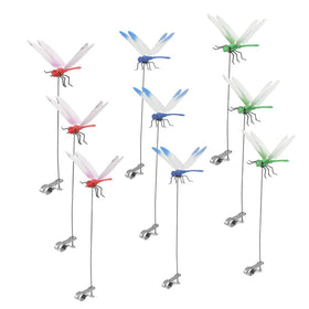 Defemim Dragonfly Clip 9-pack decorative garden deterrent for outdoor spaces