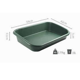 Defemim Garden Tidy Tray suitable for outdoor use in a garden bed area