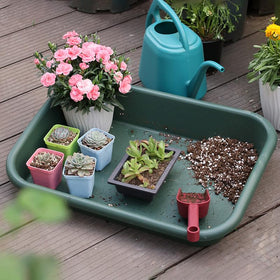 Defemim Garden Tidy Tray used for soil mixing and preparation surface
