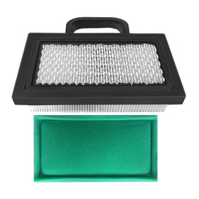 Deflife 499486S air filter close-up showing compatibility with Intek engines.