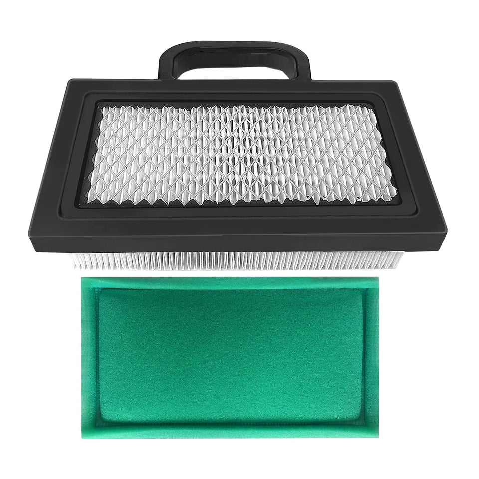 Deflife 499486S air filter close-up showing compatibility with Intek engines.