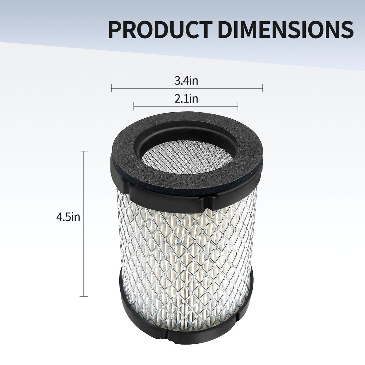 Deflife Onan-compatible filter with MICRO QUIET and KY specs; easy RV integration.