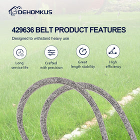 Durable DEHOMKUS belt material suitable for regular mowing