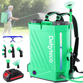 Dehyteco backpack sprayer assembly ready for setup and use