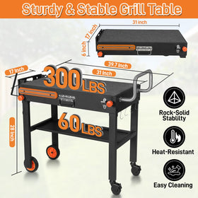 DeintYei 360-degree wheels with locking ensures smooth movement and stable setup.