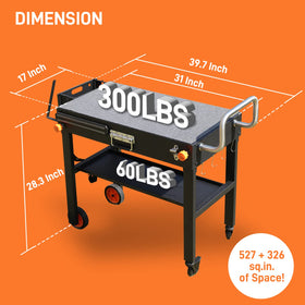 DeintYei compatible stand fits Blackstone 17 and 22 inch griddles.