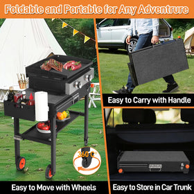 DeintYei safety locks on legs prevent accidental collapse for confident cooking.