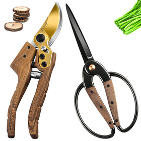 DEKELIY pruning shears with SK5 blade for tough garden cuts