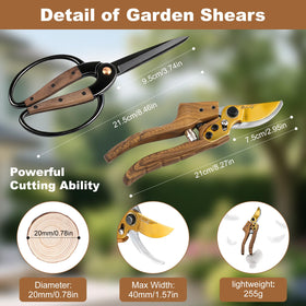 DEKELIY rust-resistant stainless blades suitable for outdoor use