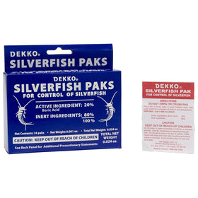 Dekko Silverfish Paks suitable for furniture placement to deter pests.