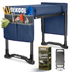 Dekool garden kneeler and seat with upgraded pad for comfortable kneeling sessions.