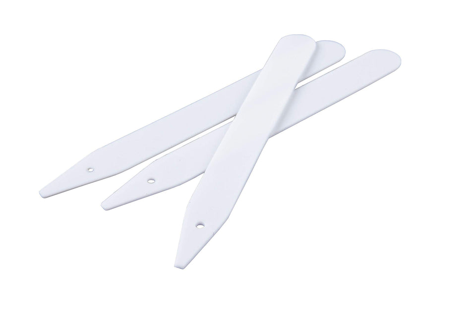 Delatanus white plant labels, 4.7 inch, durable for clear seed labeling