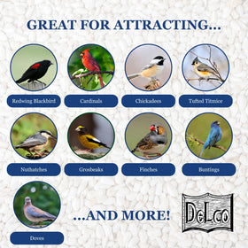 DeLco Clinton Wisconsin packaged seed highlights local origin and freshness