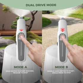 DELIXI battery sprayer 1500mAh shows extended use and quick USB-C recharge.