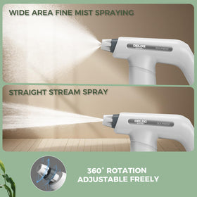 DELIXI spray bottle jet mode directs water to roots and soil for quick targeting.