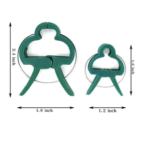 Delphinus small clips arranged to fit delicate stems for versatile use