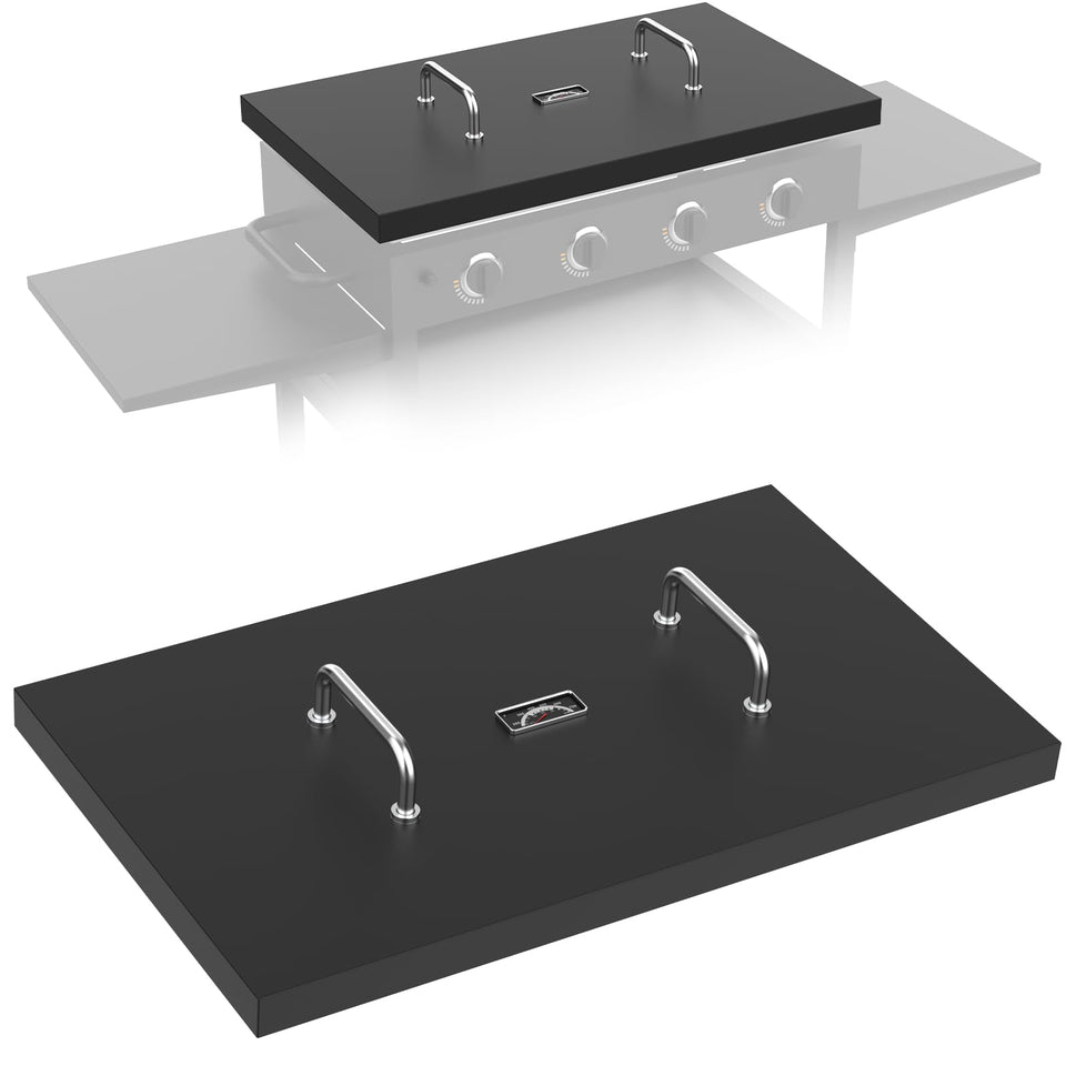 DELSbbq 5004 front view lid cover for Blackstone 36 inch griddle