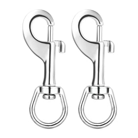 DELSWIN flag clips with 3.5-inch swivel hook for secure flag mounting.