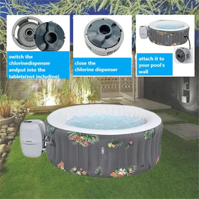 Delushaka durable housing withstands outdoor spa environments for long-lasting use.
