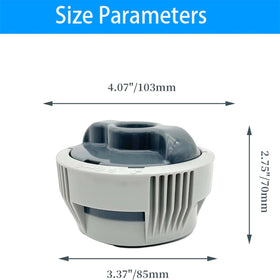 Delushaka flow-through dissolution chamber ensures gradual chlorine release during circulation.