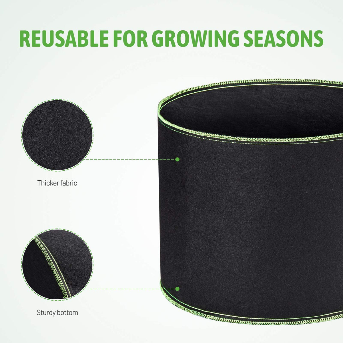 Delxo 300G thickened nonwoven fabric for durable pots.