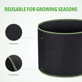 Delxo non-woven fabric improves root aeration and airflow for healthier growth.