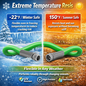 Delxo kink-resistant hose offers smooth handling for everyday yard tasks