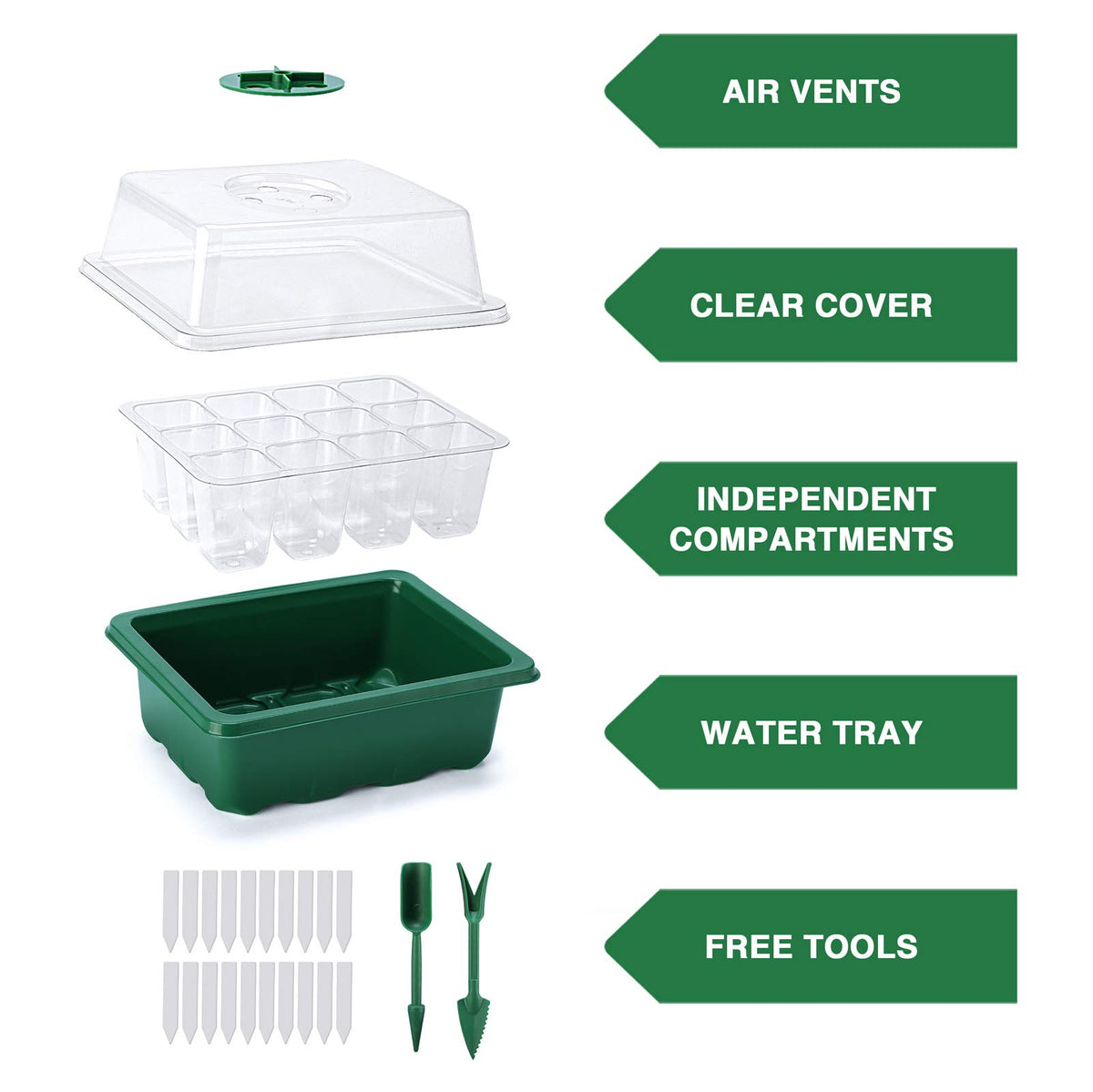 Delxo green base protects roots and stabilizes soil temperature during sprouting.