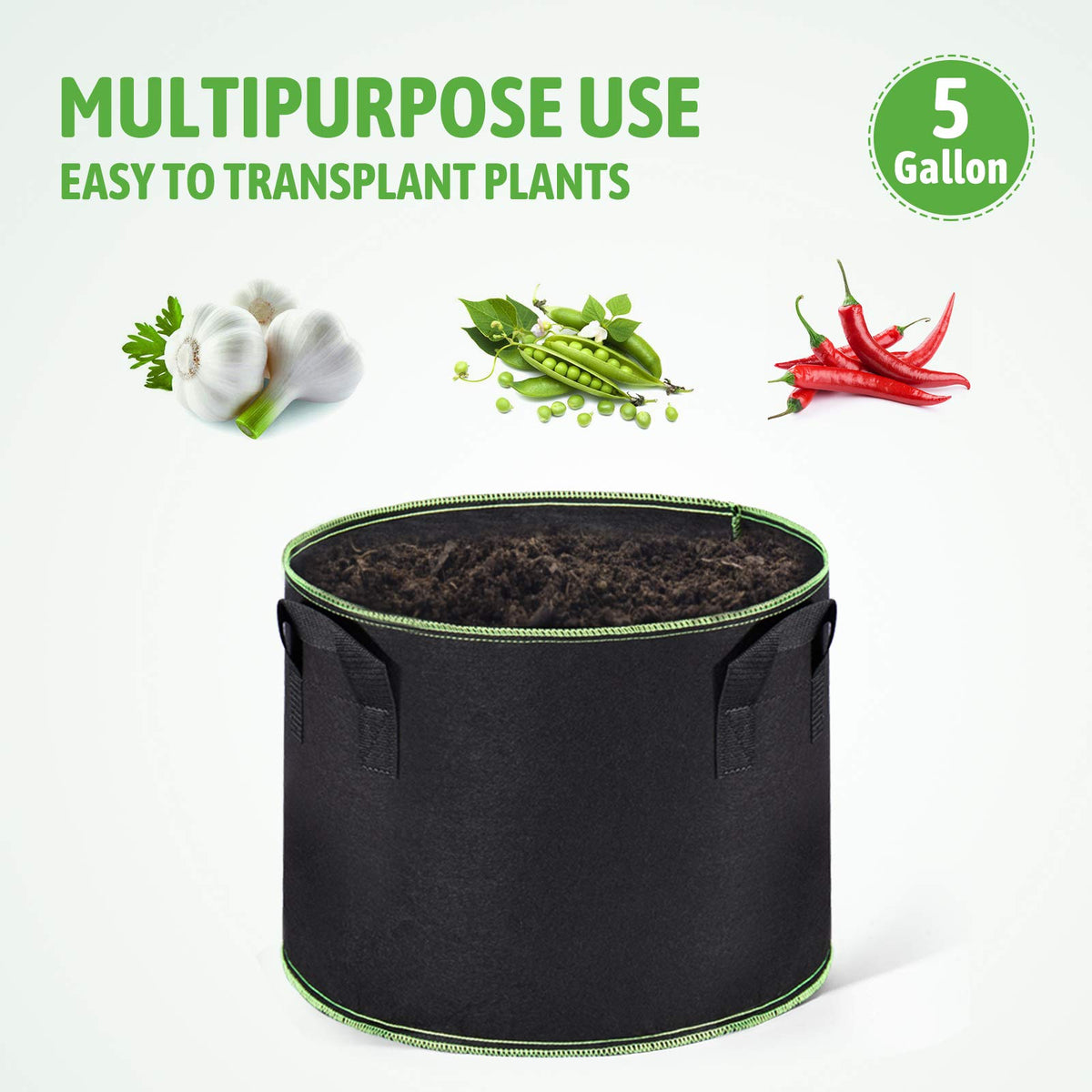 Delxo grow bags temperature-control design supports year-round planting