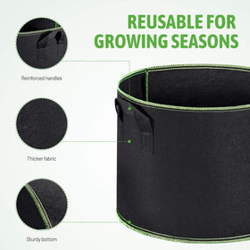 Delxo grow bag with root-airflow emphasis for healthier root development.