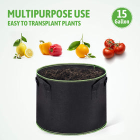 Delxo temperature-control fabric pots maintain seasonal balance for plants.
