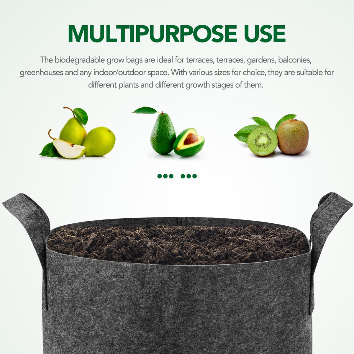 Delxo temperature-control fabric helps guard roots through seasonal changes.