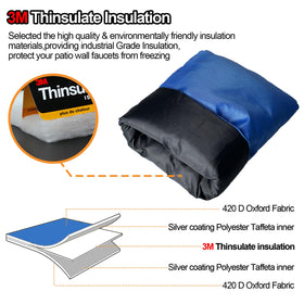 DEMEDO Frost-free insulation helps prevent pipe bursts during harsh weather