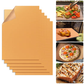 Demiwise copper grill mats pack cover shows tidy setup and quick cleanup.