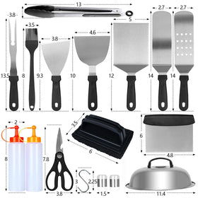 Demiwise slotted spatula for quick drainage and sturdy turning