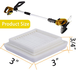 DemJamr air filter for Echo SRM-2620 helps extend trimmer life under tough yardwork.