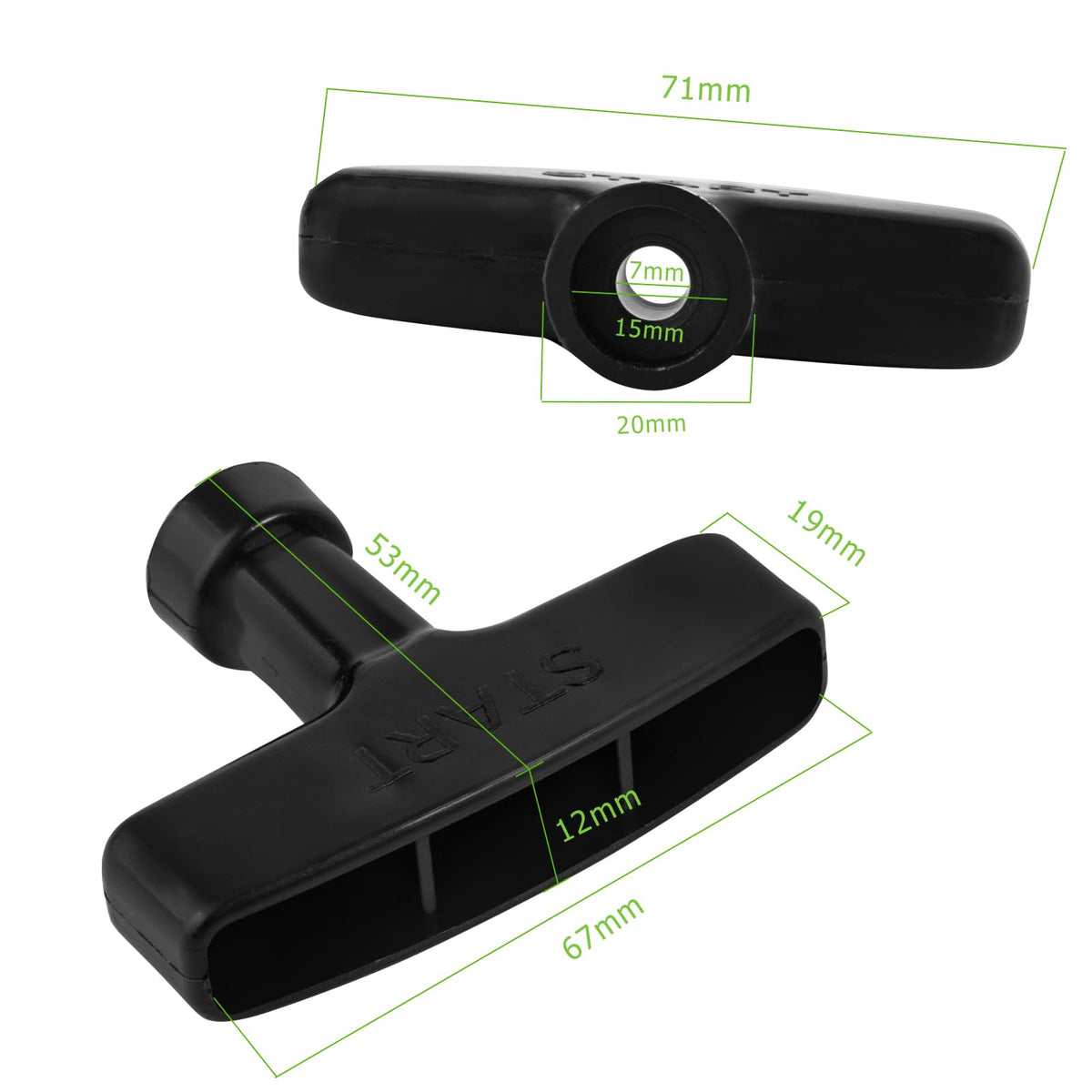 DemJamr recoil starter handle for Honda GX200 – smooth operation and fast swaps