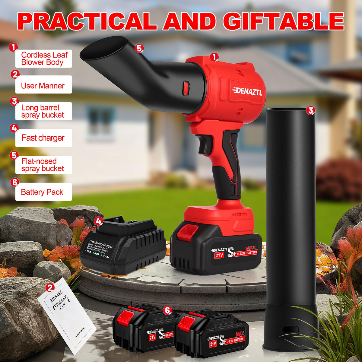 Gift-ready Denaztl outdoor cleaner suitable for homeowners