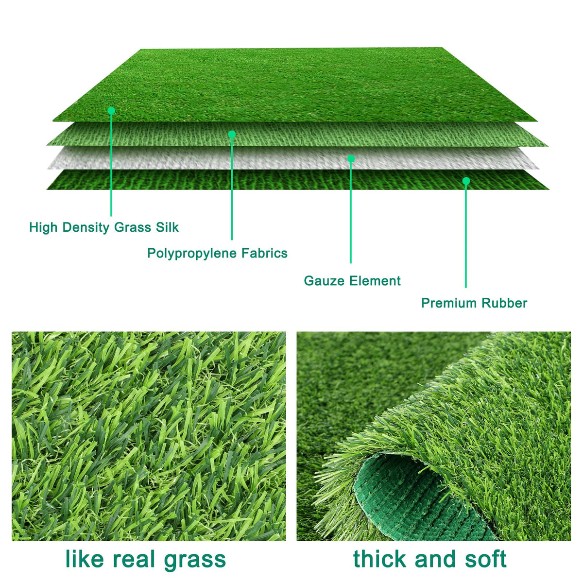 DenForste nesting pads 12x12 flat layout shows easy sizing and coop placement.