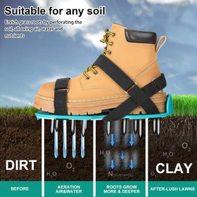 DenForste lawn care shoes as an economical garden tool